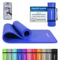 Gymnastikmatte Premium I Yoga Matte rutschfest und extra dick inkl Tragegurt