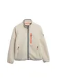 Superdry Damen Outdoor Sherpa-Fleecejacke Ecru 36
