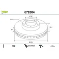Valeo 672684 Bremsscheibe