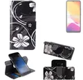 K-S-Trade Handyhülle für Cubot Note 21, Schutzhülle Handyhülle Hülle 360° Wallet Case “Flowers“