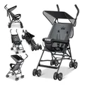 KIDIZ Kinderwagen CITY Buggy Kinderbuggy klappbar Sportwagen Faltbar 360° 4-Zoll-Räder Inkl. Sonnen- und Regenverdeck zusammenklappbar 5-Punkt-Sicherheitsgurt ab 6 Monate