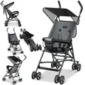 KIDIZ Kombi-Kinderwagen, Kinderwagen CITY Buggy Kinderbuggy klappbar Sportwagen Faltbar, anthrazit