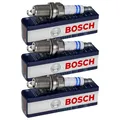 3x BOSCH Zündkerze für Opel Corsa D S07 1.4 1.2 S10 J Jeep Compass MK49 2.4 4x4