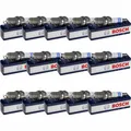 14x BOSCH Zündkerze für Opel Corsa D S07 1.4 1.2 S10 J Jeep Compass MK49 2.4