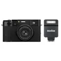 Fujifilm X100VI + Godox iT22 - TTL Mini Flash Schwarz
