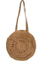styleBREAKER Schultertasche Runde Schultertasche Papierstroh (1-tlg)