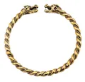 HOPLO Armband Armreif Wikinger-Drachen Bronze gross