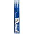 Pilot Frixion Tintenroller-Ersatzminen radierbar 3 Stk blau Kugelschreiber Ball