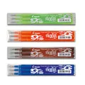 Pilot Frixion Ball Ersatzminen 0.7 - 3x hellgrün, 3x orange, 3x braun, 3x blau