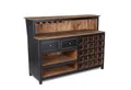 DESIGN DELIGHTS Barschrank BARSCHRANK "PUREWOOD", 150x110x55cm (BxHxT), Hausbar, Verkaufstresen