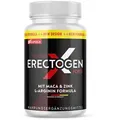ErectogenX Forte Kapseln | mit L-Arginin, L-Citrullin und Maca | für aktive Männer | 60 Kapseln Inhalt