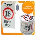 Lustiges Klopapier zum 18. and sexy Geburtstag witziges Toilettenpapier Geschenk