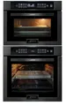 Kaiser Küchengeräte Backofen-Set Einbaubackofen,79L, 60 cm, 15 Fkt. +Mikrowellen-Backofen, 45 cm EH 6306 RS+EM 6307 RS, mit 1-fach-Teleskopauszug