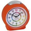 Atlanta 1999/12 Wecker für Kinder Quarz analog Kinderwecker orange