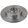 2x Bremsscheiben hinten Ø249 mm Voll geölt für Peugeot 308 I Citroën C4 II DS4