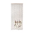 Türvorhang Papiervorhang Sichtschutz KNOTS braun/natur 55 Stränge 100x220 cm