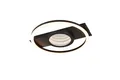 Reality Leuchten Deckenleuchte LED WHEELER BHT 35x5x33 cm schwarz