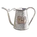Loberon Gießkanne Rose Garden aus Eisen - Dekorative Patina, Kunstvolle Prägung, 1,5 Liter, antikgrau