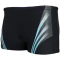 Aquarti Badehose Aquarti Herren Kurze Badehose mit Streifen blau|schwarz 8XL