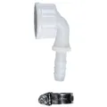 Winkel Schlauchverschraubung weiß Kunststoff 3/4"IG ø14mm ø12-20mm 9mm Sanitär