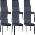 CLP Esszimmerstuhl Mayfair (6er Set), gepolstert mit Vierfußgestell
