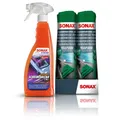 SONAX 750ml XTREME CERAMIC SCHEIBENKLAR 2 in 1 + MICROFASERTUCH SCHEIBE+INNEN