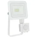 Spectrum LED Fluter Noctis Lux Weiß IP44 10W 810lm Warmweiß 3000K mit Bewegungsmelder