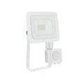 Spectrum LED Fluter Noctis Weiß IP44 10W 810lm Warmweiß 3000K Bewegungsmelder