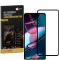Protectorking Schutzfolie 2x 9H Panzerglas für Motorola Edge 30 FULL COVER Displayschutz Schutzg, (2-Stück), Displayschutzglas, Schutzglas Echtglas Tempered 9H Härte HD-KLAR