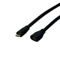 LogiLink CU0122 USB 2.0 Micro-B Verlängerungskabel Schwarz