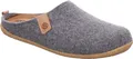 Rohde Herren Hausschuh Pantoffel Softfilz 6920, Größe:46 EU, Farbe:Grau