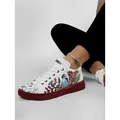 DOGO Ace Low-Top Sneaker Magic In The Air Damen Sneaker Sneaker Handgefertigt weiß 38 EU