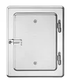 Upmann Kamintür K20/4 verzinkt Hebelverschluss  140x200mm