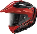 X-lite Motorradhelm X-552 Ultra Carbon Hillside N-Com Helm, vorbereitet für Kommunikationssystem,Notfallsystem-Polsterung (EQ