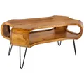 riess-ambiente Couchtisch, Braun, Metall, Rechteckig,Rechteckig, 100x47x60 cm, Wohnzimmer, Wohnzimmertische, Couchtische