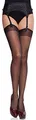 Merry Style Damen transparent Strapsstrümpfe MS 226 15 DEN (Schwarz, XS-S (32-38))