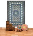 Wandbehang Tischdecke Tagesdecke Wandbehang Deko Tuch Mandala  ca135 x 200cm Goa