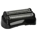 vhbw Rasierkopf kompatibel mit Braun cruZer clean, Series 3 Elektrorasierer - Scherkopfkassette, schwarz