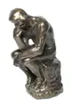 Auguste Rodin Der Denker Edle Figur Plastik Skulptur in Bronzeoptik