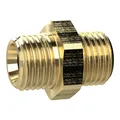 RIEGLER MS2521414 Doppelgewindenippel, Messing CW614N, SW 17, G 1/4" x G 1/4"