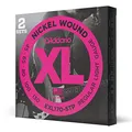 D'Addario EXL170-5TP Nickelumwickelte Bassgitarrensaiten, Light, 45-130, 2 Sets, Long Scale