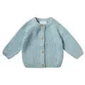 Stellou & friends Strickjacke Gerippter Cardigan Gerippter Cardigan 74/80