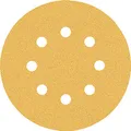 Bosch 50x EXPERT C470 Schleifblatt mit 8 Löchern (für Farbe auf Holz, Hartholz, Ø 125 mm, Körnung 80, Professional Zubehör Exzenterschleifer, Schwingschleifer)
