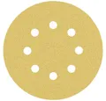 BOSCH Schleifpapier Schleifpapier mit 8 Löchern für Exzenterschleifer, 125 mm, G, gelocht