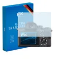 atFoliX 3x Displayschutzfolie für Sony Alpha a7R II / a7S II Schutzfolie klar