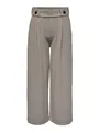 JdY Damen Jdygeggo New Long Pant JRS Noos Hose, Driftwood/Detail:Black Buttons, XL / 30L EU