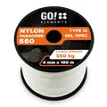 Paracord 550 Typ III | ø 4mm - 11 Kerne - max. 250 kg | 100% Nylonschnur - reißfest & extrem stabil | Nylonseil, Allzweckseil, Reepschnur & Outdoor Seil