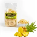 Kandierte Ananas 350g | saftig, fruchtig und aromatisch | schonend getrocknet Ananasringe, ideal als Snack oder Topping (Ananas)