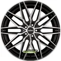 Oxigin 25 Oxcross black full polish 7.5x17 ET45 - LK5/114.3 ML72.6 Felge Alu