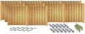 KONIFERA Sichtschutzelement DAYTONA, (Komplettset inkl. Zubehör), Massiv und sehr stabil, verschiedene Längen